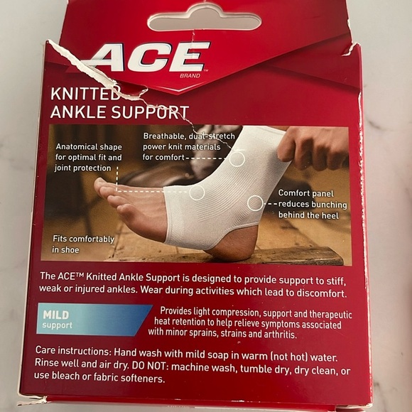 Ankle support knitted pullover (mild support) - Picture 2 of 2